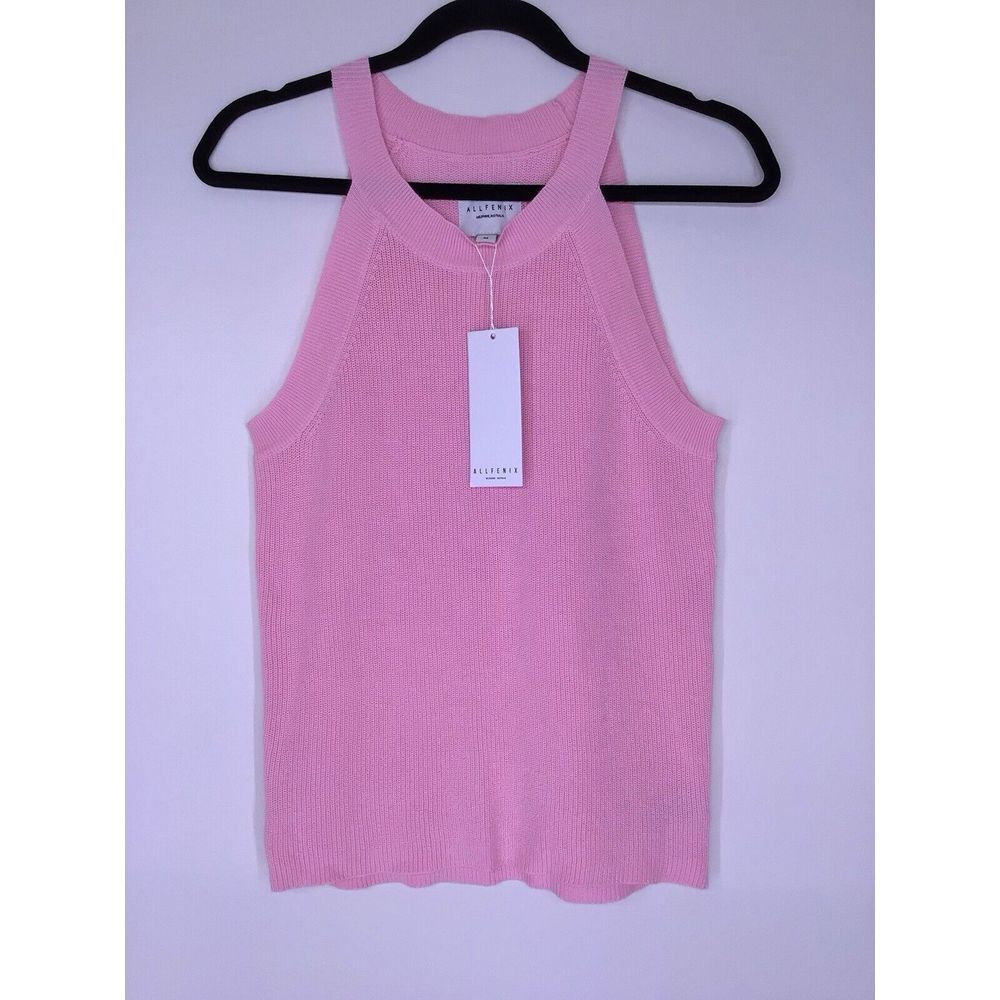 All Fenix Knit Tank Top In Bubblegum Pink Women's Size‎ Medium Australia NEW